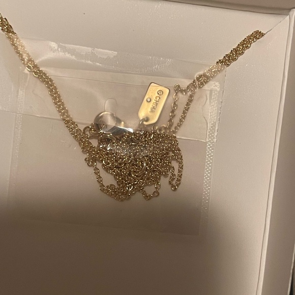 NWT Coach Necklace ~ Golden Horse & Carriage ~ MSRP $118 ππ - Picture 4 of 6